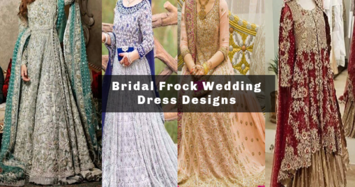 Bridal Models Wearing Bridal Frock Dresses 2019