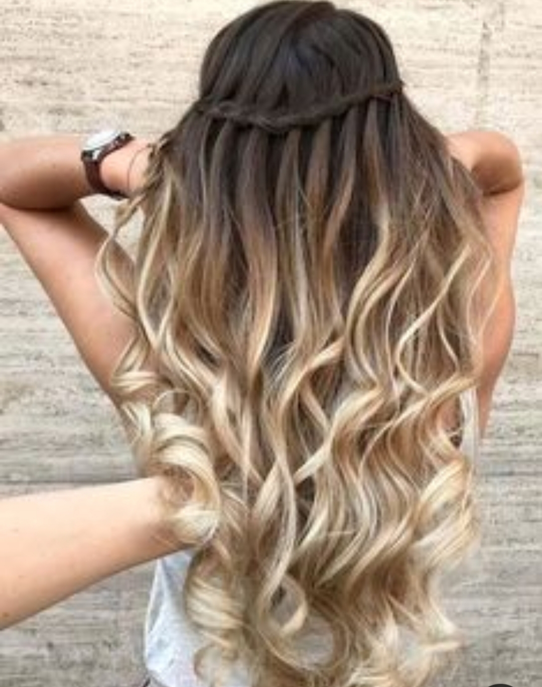 open hairstyle