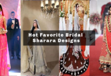 10 Top Favorite Bridal Sharara Designs
