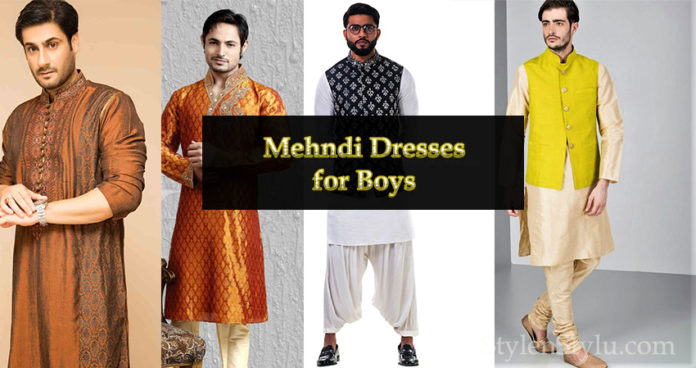 Mehndi Dress for Boys