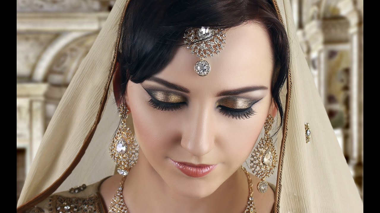 Light bridal makeup for fair skin