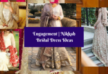 New Stylish Pakistani Bridal Engagement & Nikkah Dress Designs