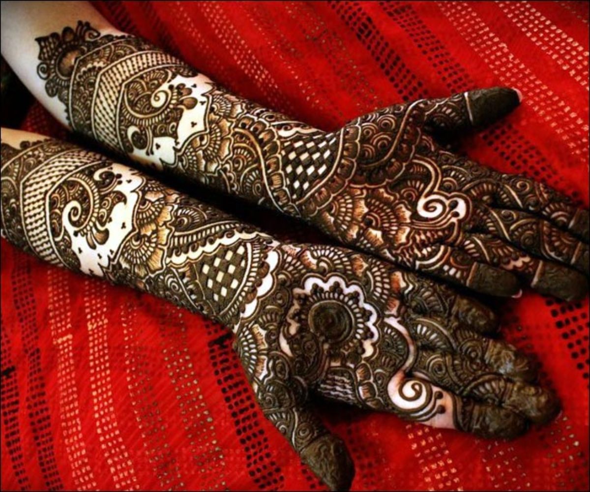 Rajasthani traditional mehndi design
