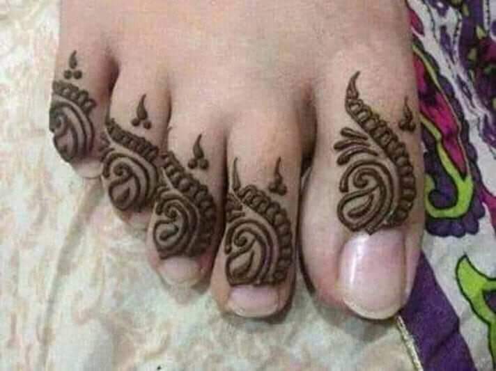 Feet Mehndi designs 