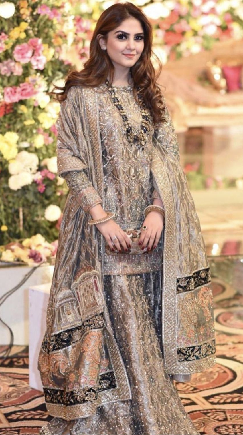 25 Latest Trends in Pakistani Party Dresses 2018  Dresses  Crayon
